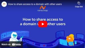 Namecheap video cover